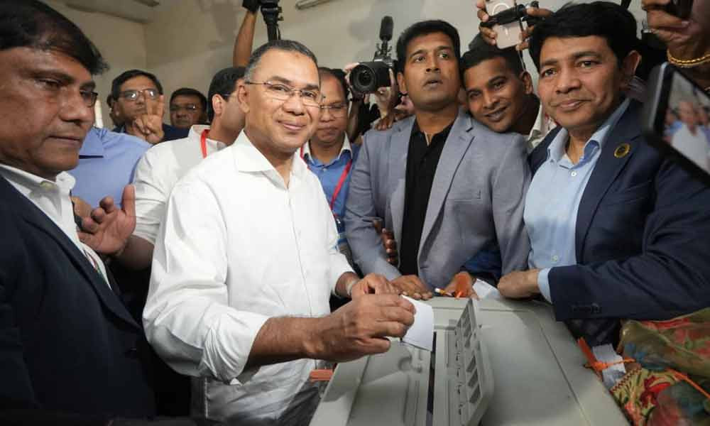ভােট দিয়ে যা বললেন তারেক রহমান